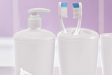 Подставка для зубных щеток Aqua, снежно-белый 